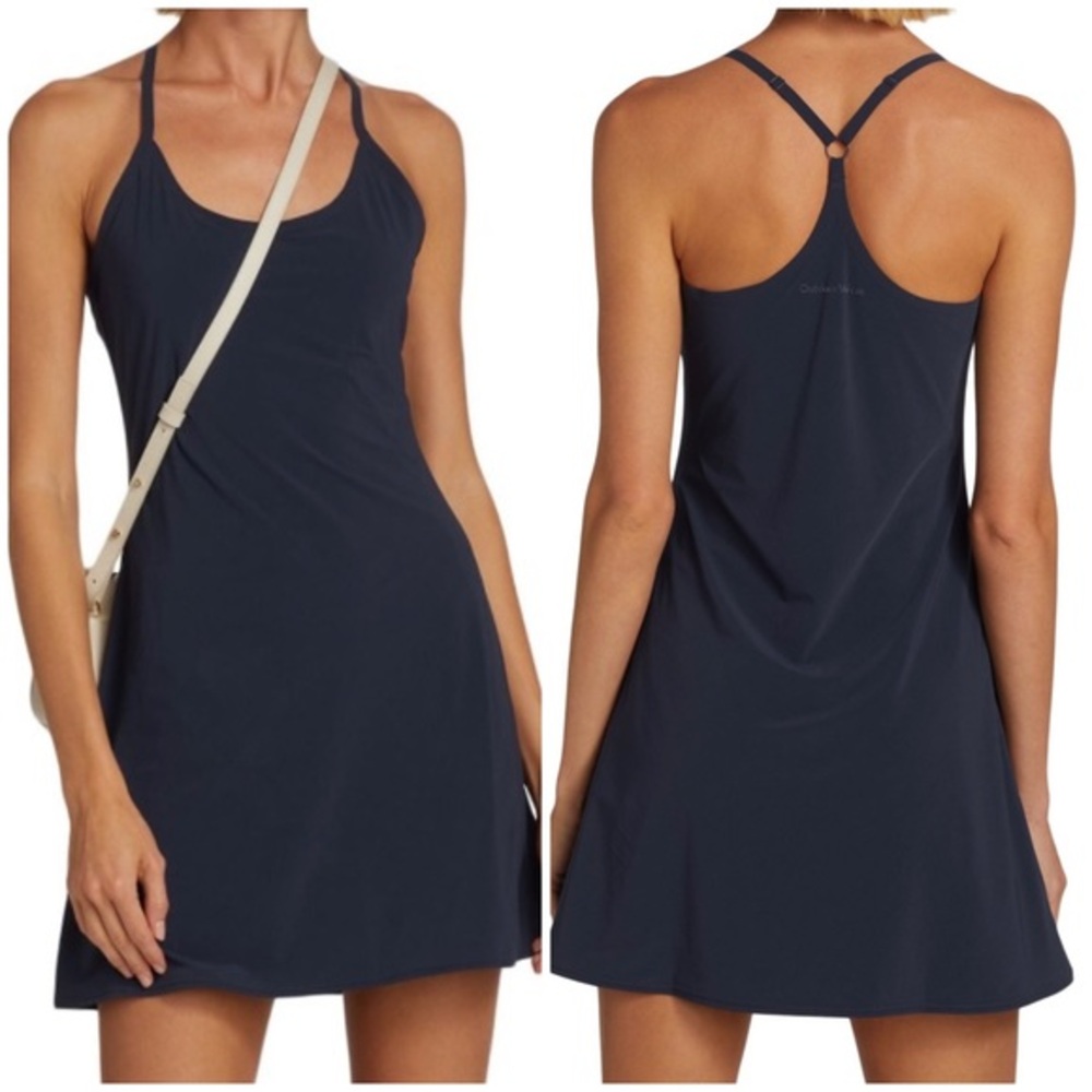Outdoor Voices Navy Blue The Exercise Dress w/Built-in Shorts Size Medium
